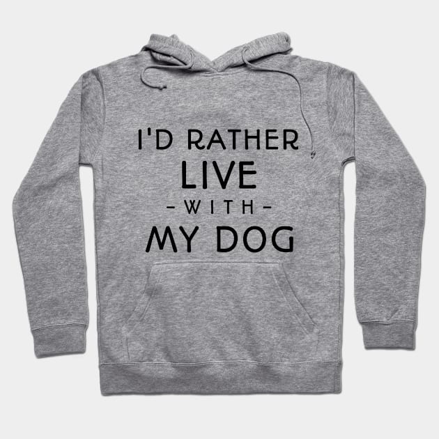 I'd rather live with my life Hoodie by The Brand